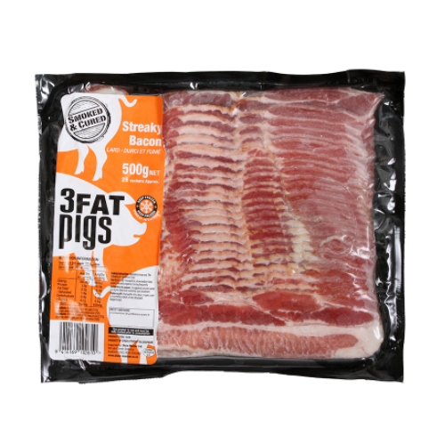 Streaky Bacon (1kg Pack)