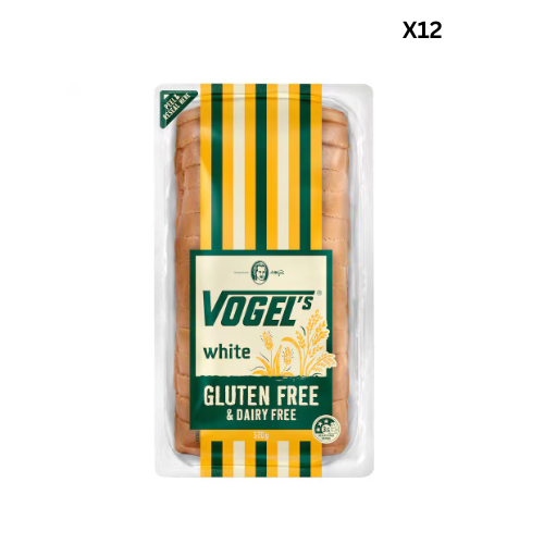 Vogels G/F White Bread 520g x12