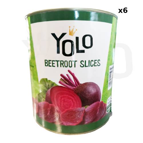 Yolo Beetroot Sliced 3Kg x6