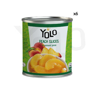 Yolo Peaches Slices 3Kg x6