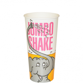 Jolly Jumbo Milkshake Cups (Large/ 795ml)  (25 Per/ Sleeve)