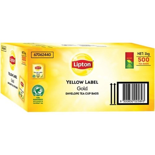Lipton Env. Yellow Label Teabags (500 Per/ Carton)