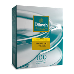 Dilmah Lemon Envelope Tea Bags (100 Per/ Carton)