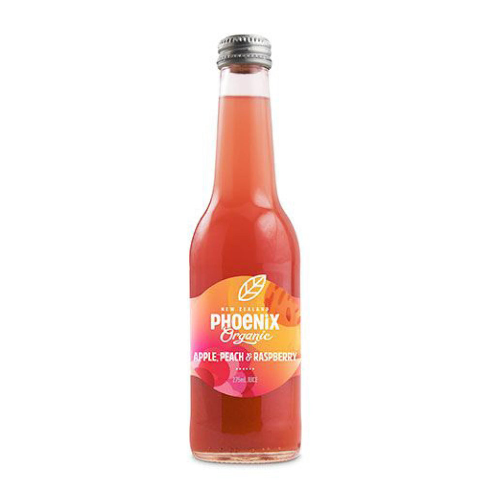 Phoenix Organic Peach & Raspberry Juice 275ml x 15