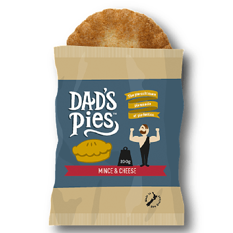 Dads Pies Mince & Cheese Pies 200gm