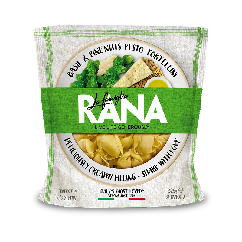 RANA BASIL & PINE NUT PESTO TORTELLINI 325gm
