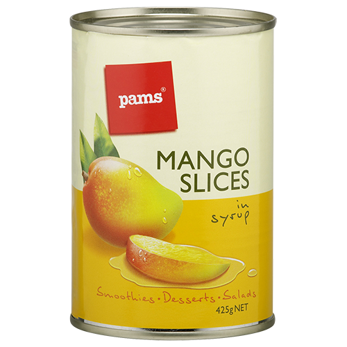 PAMS MANGO SLICES IN SYRUP 425G