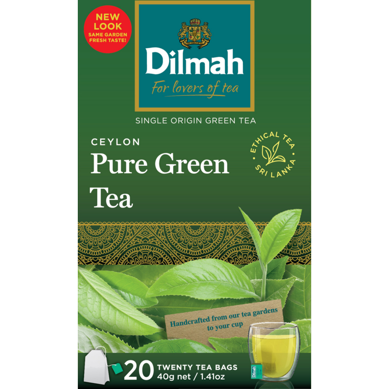 Dilmah Organic Green Tea 20s