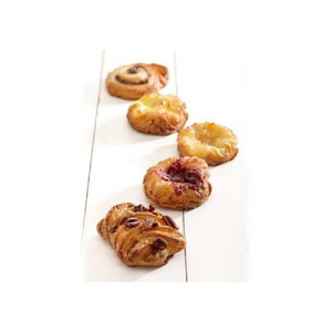 Mini Mix Danish Pastry 42gm (120/ctn) Pre-Proved & Ready to Bake