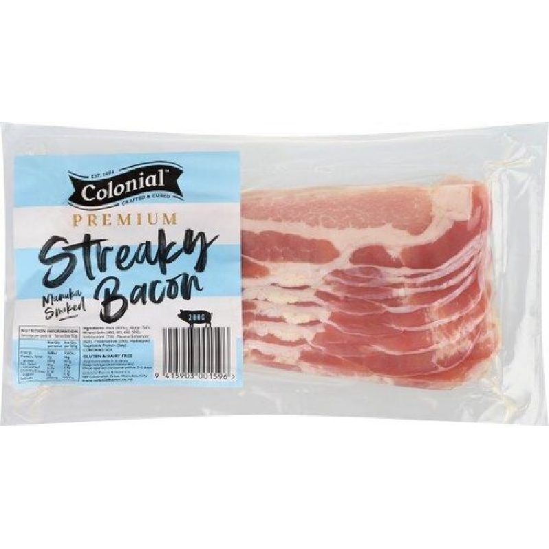 Premium Streaky Bacon 200 gm