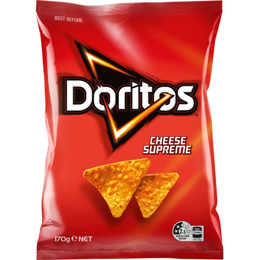 Doritos Cheese Supreme Corn Chips 170g
