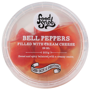 FOODSNOB BELL PEPPERS W CREAM CHEESE 200g