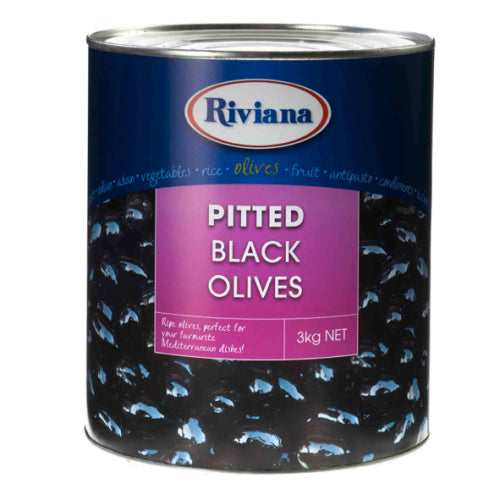 Riviana Pitted Black Olives 3kg