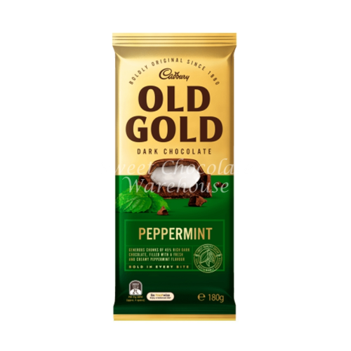 Cadbury Old Gold Dark Chocolate Peppermint 180g