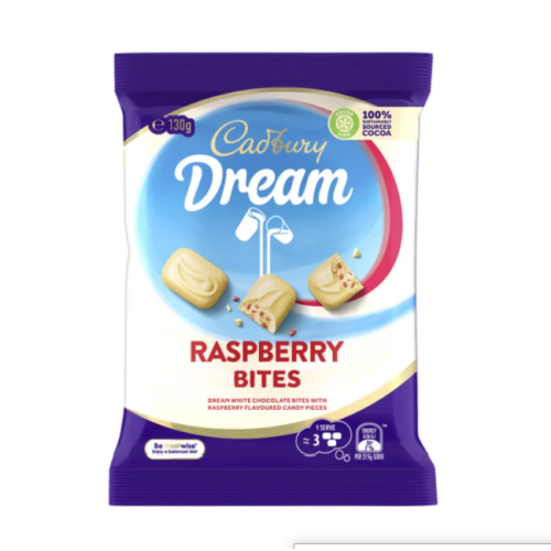 Cadbury Choco Raspberry Dream Bites 130GM