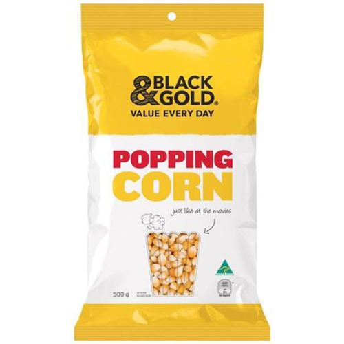 Black & Gold Popping Corn 500gm