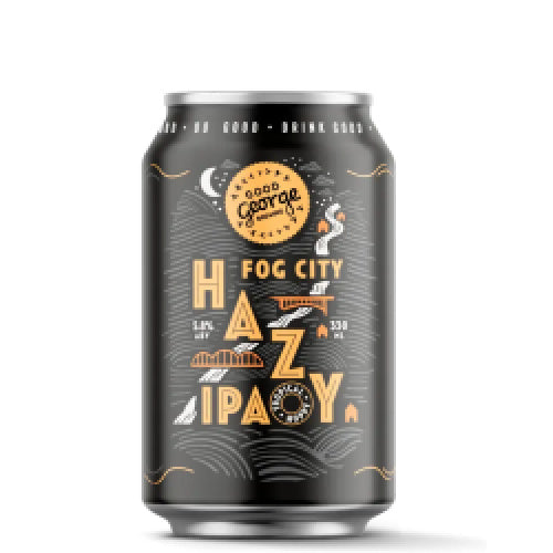 Good George Fog City Hazy IPA Beer Cans 330ml (5.8%)
