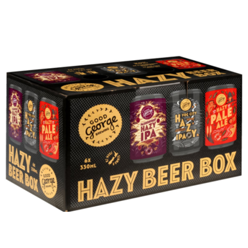 Good George Mixed Hazy IPA Beer Cans 6x330ml  (5.8%)