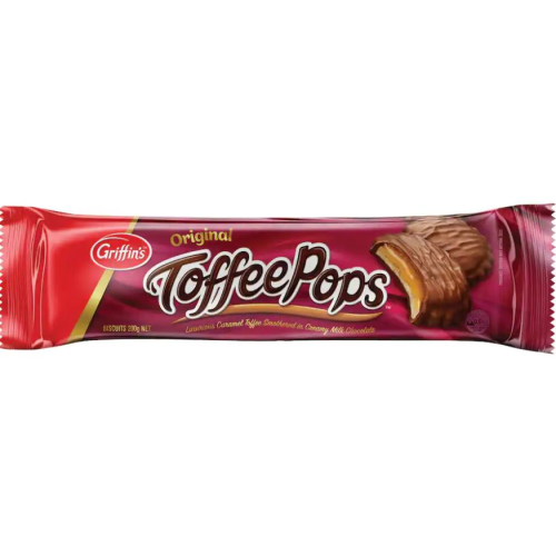 Griffins Toffee Pops Original Biscuits 180g (Short Date)