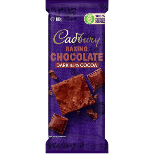 Cadbury Baking Dark Chocolate 180g
