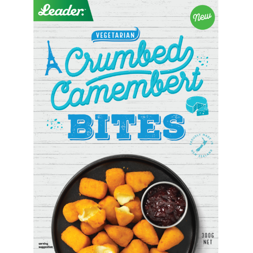 Leader Crumbed Camebert Bites 300g