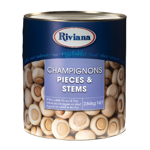 Riviana Champignons pieces & stems 2.84kg
