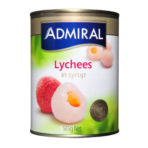 Admiral Lychees in Syrup 565g x6
