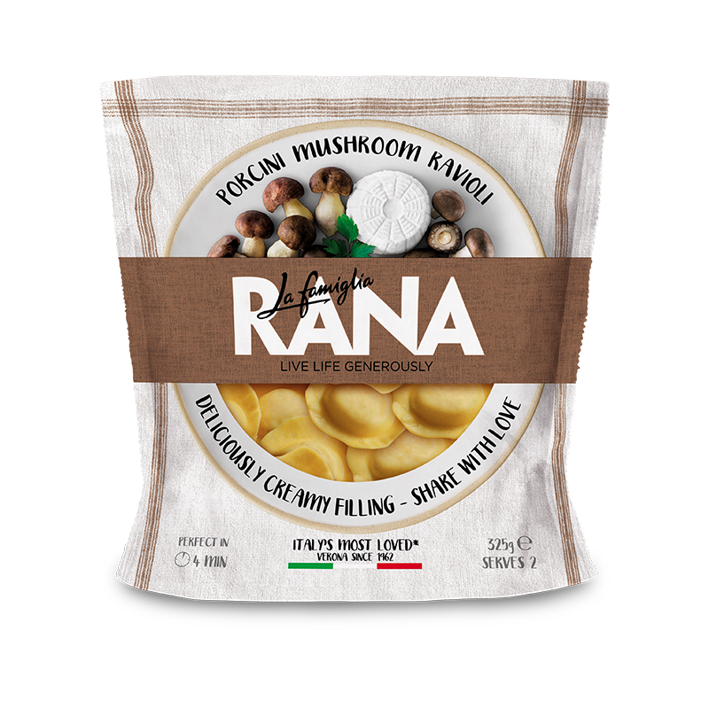 RANA PORCINI MUSHROOM RAVIOLI 325gm