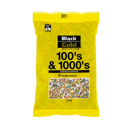 Black & Gold 100s & 1000s 250g