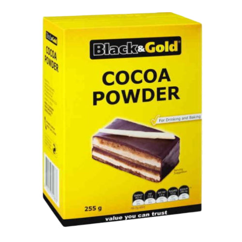 Black & Gold Cocoa Powder 255gm x12