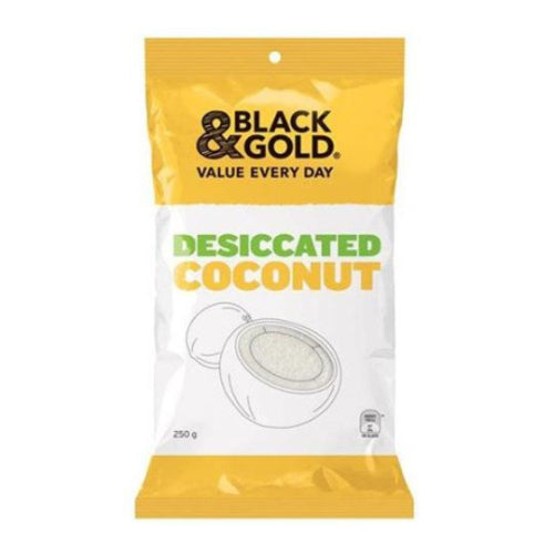Black & Gold Coconut Desiccated 500g x10