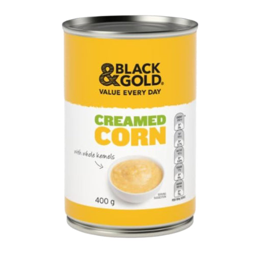 Black & Gold Creamed Corn 400gm x24