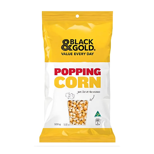 Black & Gold Popping Corn 500gm x12