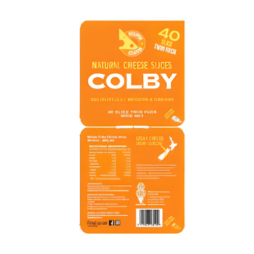 Colby Cheese Slices 800g x 7