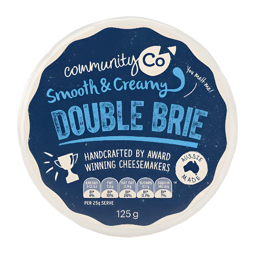COMM CO Cheese Double Brie 125g