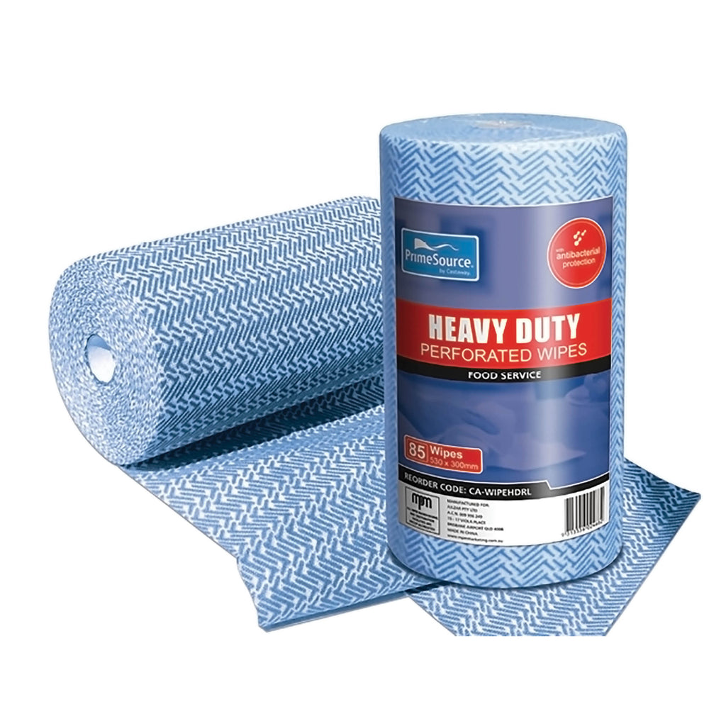 Castaway Heavy Duty Wipes (Blue/ Roll)