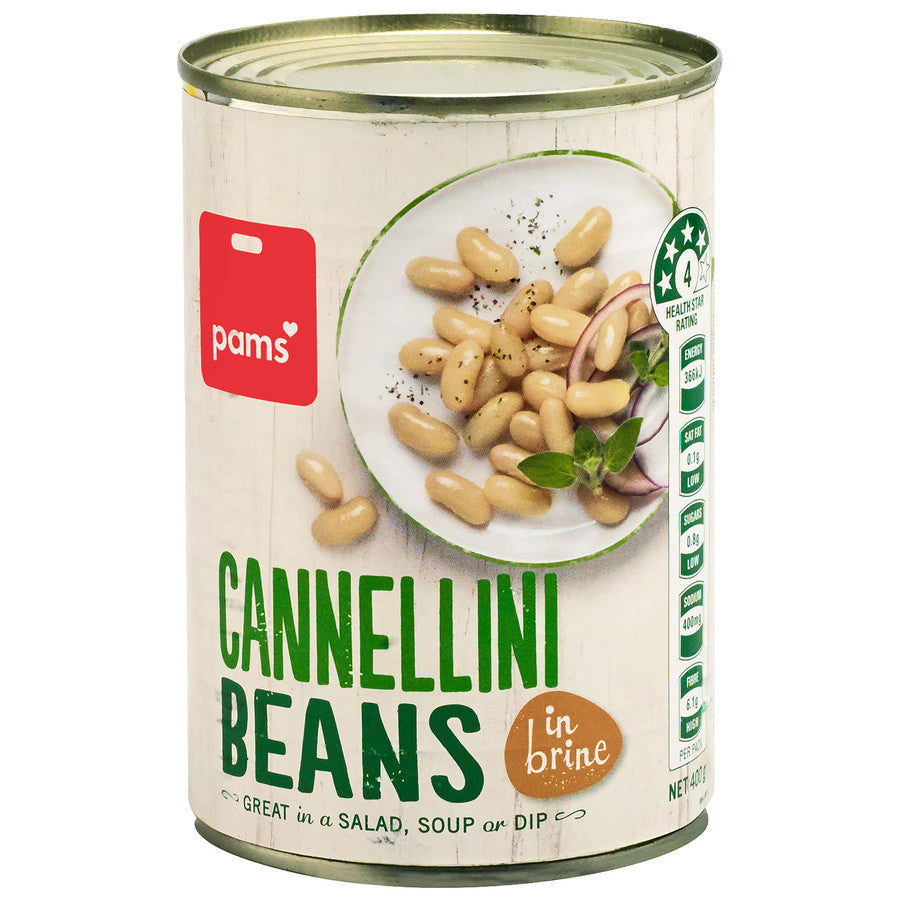 Pams Cannellini beans in brine 410g