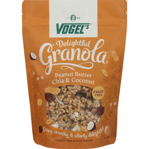 Vogel's DLF Peanut Butter, Chia & Coconut Granola 400gm