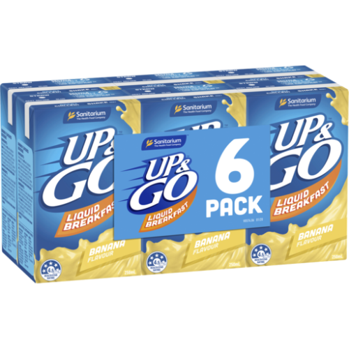 Sanit Up&Go Liquid Banana  6x250ml