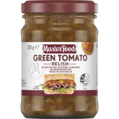 MasterFoods Green Tomato Relish 250gm