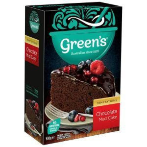 Greens Cake Mix Choc Mud Cake 530g