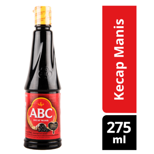 ABC Kecap Manis Sweet Soy Sauce Bottle 275 Millilitre