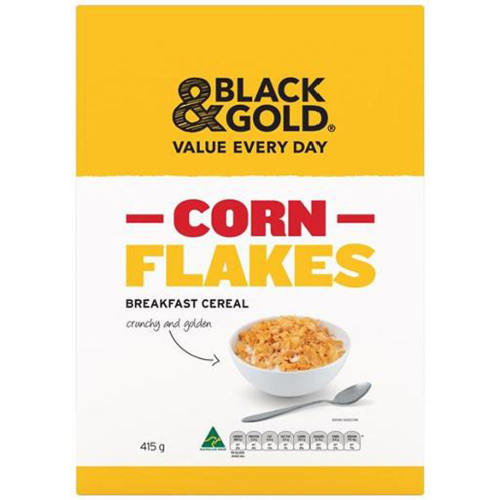 Black & Gold Corn Flakes 415g