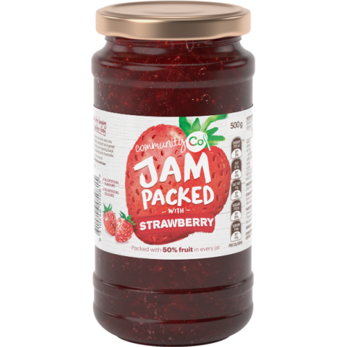 Comm Co Jam Strawberry 500g