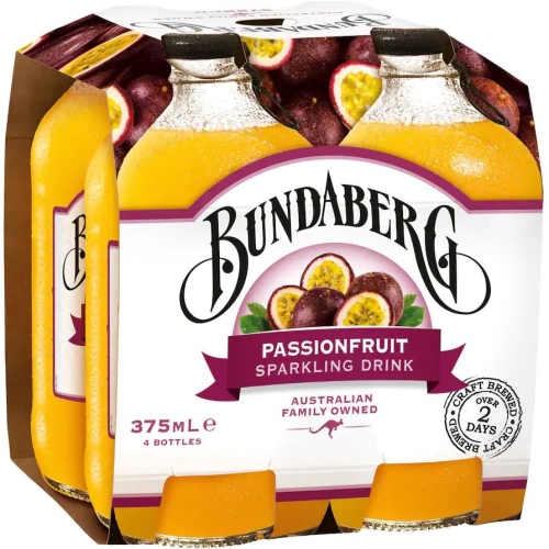 Bundaberg Passionfruit 4x375ml