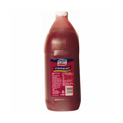 Cottees Strawberry Syrup Topping 3L