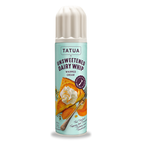 Tatua Whipped Cream (Can/ Unsweetened) 500g x 12