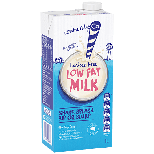 Community Co. Lactose Free Low Fat Milk 1L