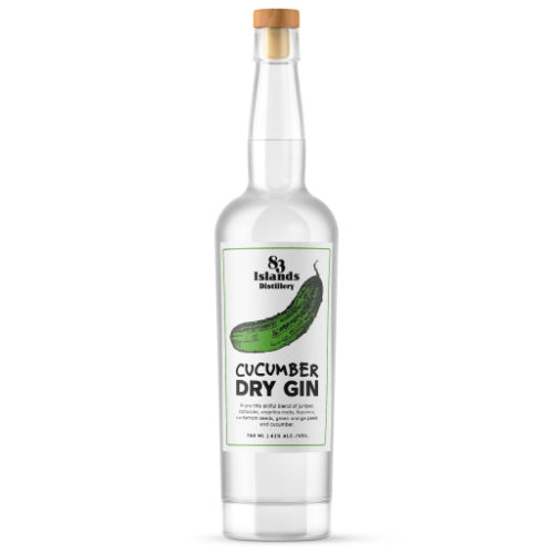 83 Islands Cucumber Dry Gin 750ml (40% ABV)