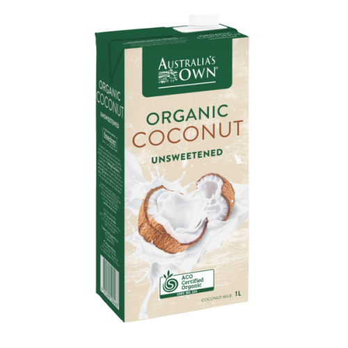 Aust Own Org Coconut Milk Unsweetened 1l